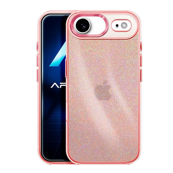 Capa iPhone Air Purpurina Premium - Rosa
