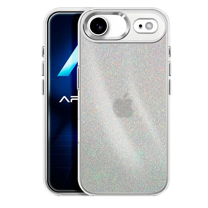 Capa iPhone Air Purpurina Premium - Prateado