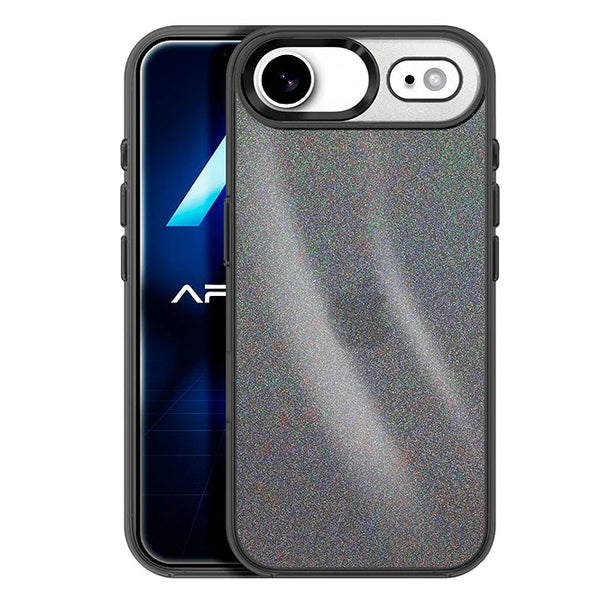 Capa iPhone Air Purpurina Premium - Preto