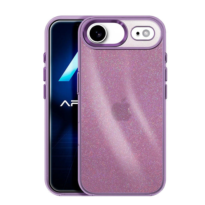 Capa iPhone Air Purpurina Premium - Lilás