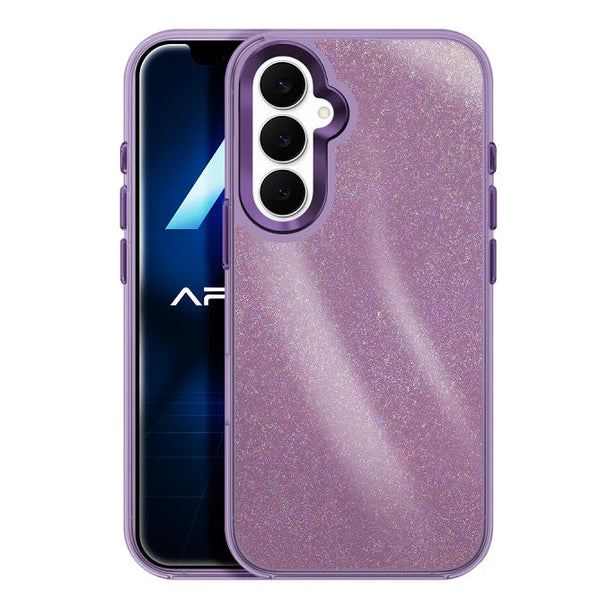 Capa Samsung Galaxy S25 FE Purpurina Premium - Lilás