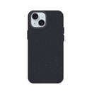 Capa de Silicone Biodegradável para iPhone 15 - Preto