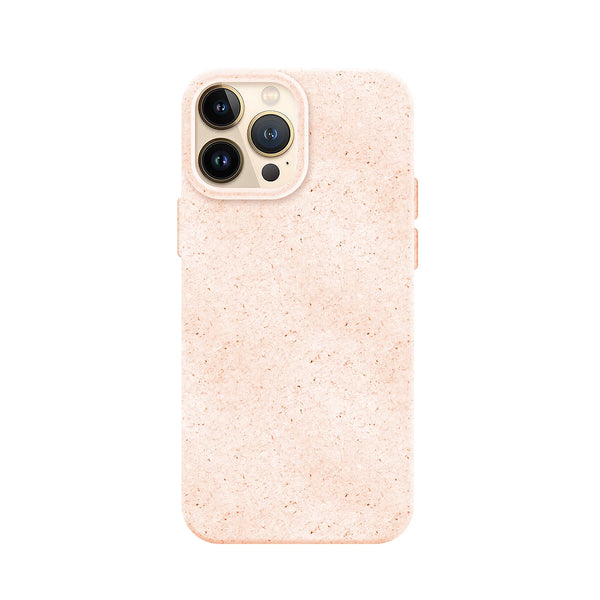 Capa de Silicone Biodegradável para iPhone 14 Pro Max - Rosa