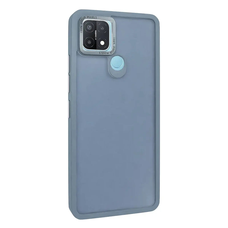 Capa Oppo A15 Silicone Focus - Azul