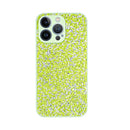 Capa iPhone 14 Plus Silicone Glitter - Verde