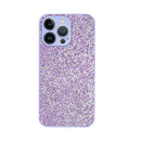 Capa iPhone 14 Plus Silicone Glitter - Lilás