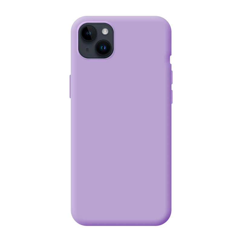 Capa de Silicone Premium para iPhone 15 - Lilás