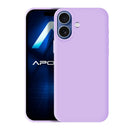Capa iPhone 17 Silicone Premium - Lilás