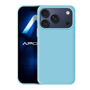 Capa iPhone 17 Pro Silicone Premium - Azul