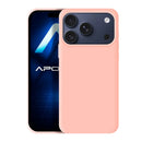 Capa iPhone 17 Pro Max Silicone Premium - Rosa Claro
