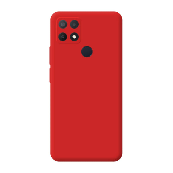 Capa Oppo A15 Silicone Premium - Vermelho