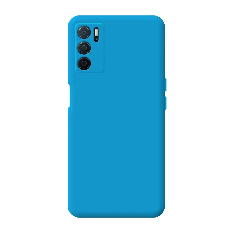 Capa Oppo A16/A16S Silicone Premium - Azul