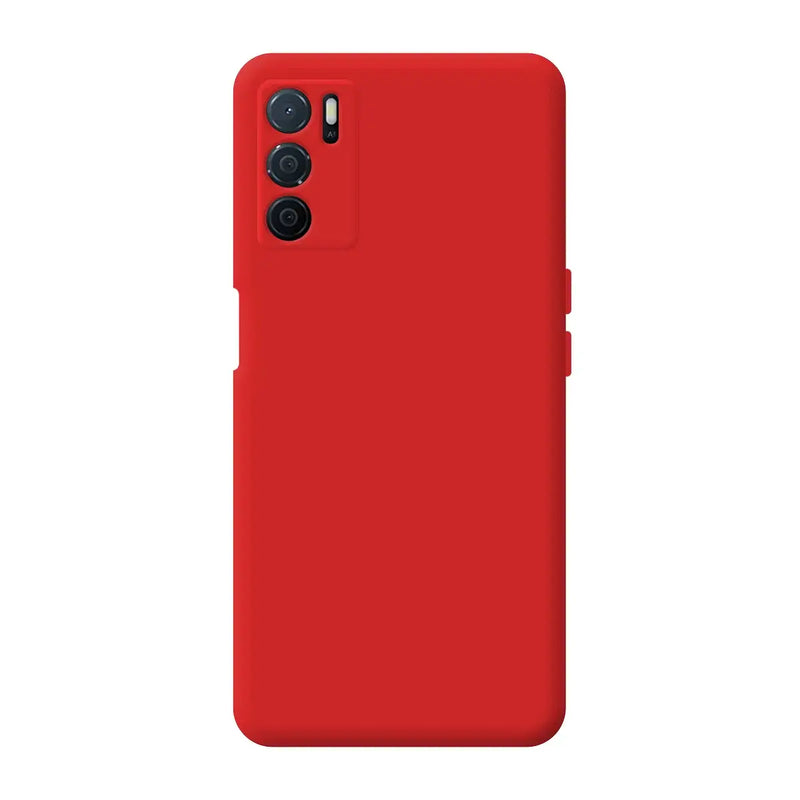 Capa Oppo A16/A16S Silicone Premium - Vermelho