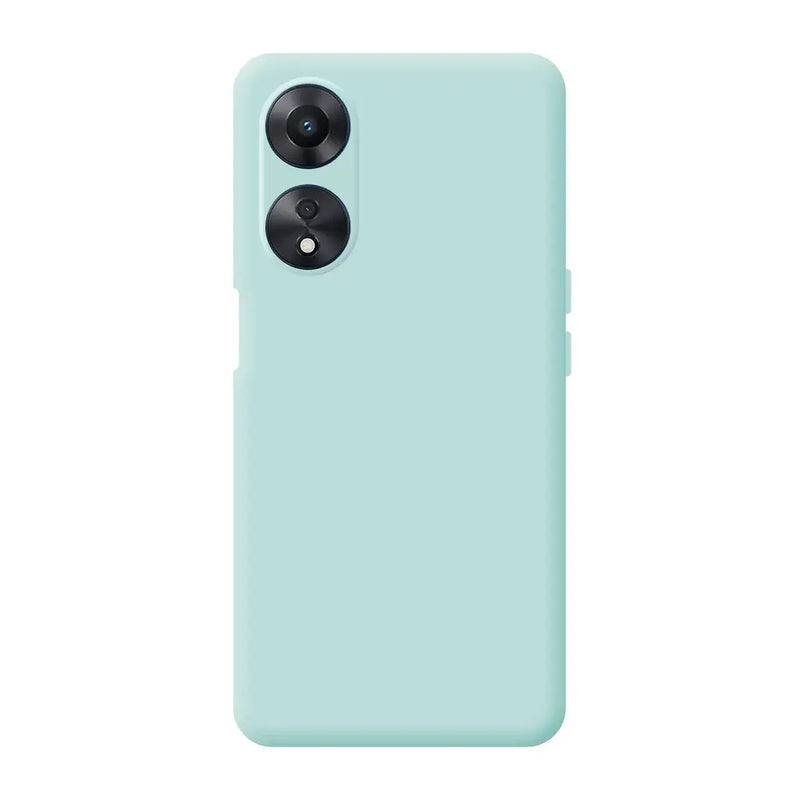 Capa Oppo A58 5G/A78 5G Silicone Premium - Azul Turquesa