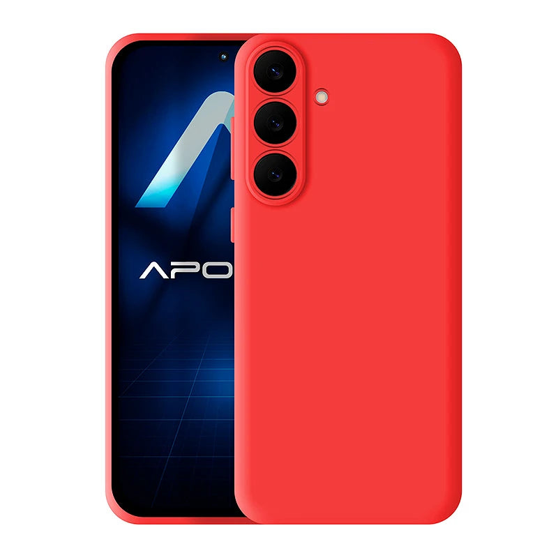 Capa Samsung Galaxy S25 FE Silicone Premium - Vermelho