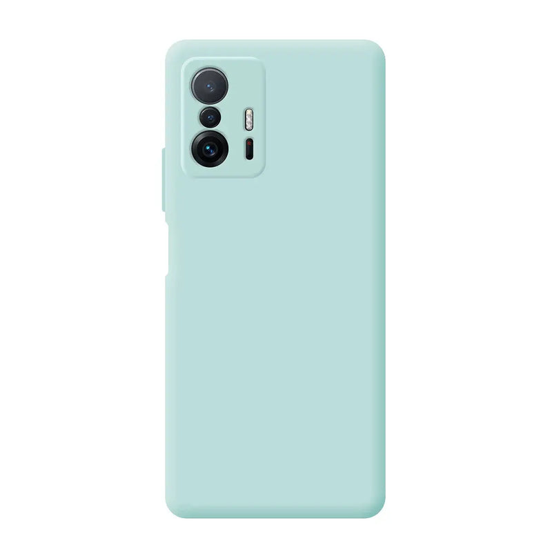 Capa Xiaomi 11T/ 11T Pro Silicone Premium - Azul Turquesa