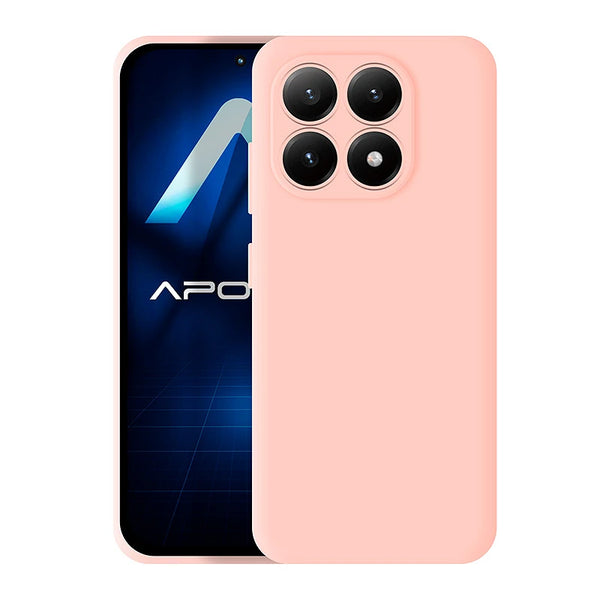 Capa Xiaomi 15T Silicone Premium - Rosa Claro