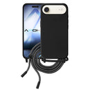 Capa iPhone Air Silicone Cordão - Preto