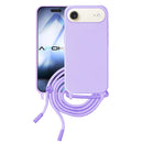 Capa iPhone Air Silicone Cordão - Lilás