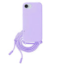 Capa iPhone 17e Silicone Cordão - Lilás