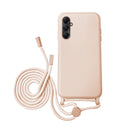 Capa Samsung Galaxy A05s Silicone Cordão - Rosa