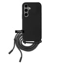 Capa Samsung Galaxy S24 FE Silicone Cordão - Preto