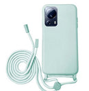 Capa Xiaomi 13 Lite Silicone Cordão - Azul Turquesa