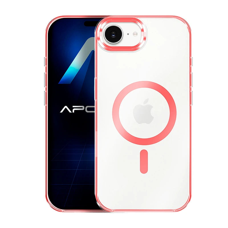 Capa iPhone 17e Acrílica Magsafe - Rosa