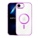 Capa iPhone 17e Acrílica Magsafe - Lilás