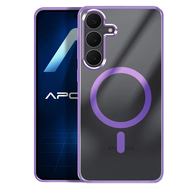 Capa Samsung Galaxy S25 FE Acrílica Magsafe - Lilás