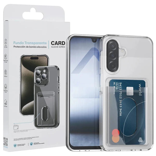 Capa Samsung Galaxy A56 Transparente Cartão