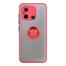 Capa Xiaomi Redmi 12C Smoked Anel - Vermelho