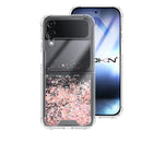 Capa Samsung Galaxy Z Flip 4 Purpurina - Rosa
