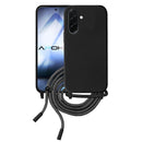 Capa Samsung Galaxy A36 Silicone Cordão - Preto