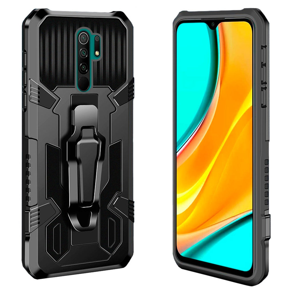 Funda Anti-shock Xiaomi Redmi 9 con Imán y Soporte de Clip