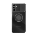 Capa de gel com tampa da câmera deslizante e anel para Galaxy A13 5G