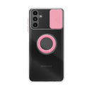 Capa de gel com tampa da câmera deslizante e anel para Galaxy A13 5G