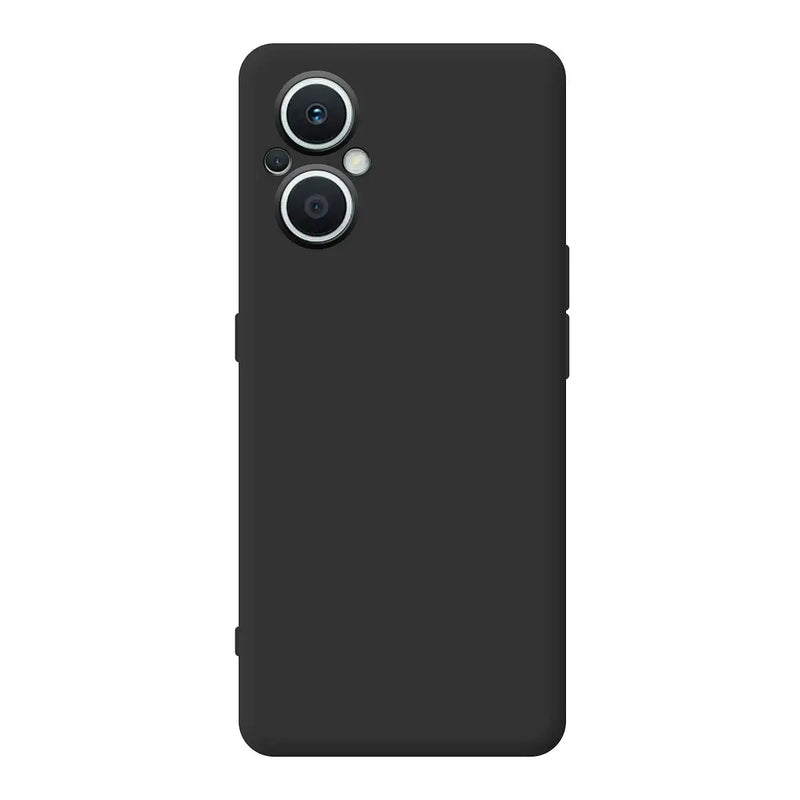 Capa de silicone com proteção de câmera para Oppo Reno 8 Lite 5G