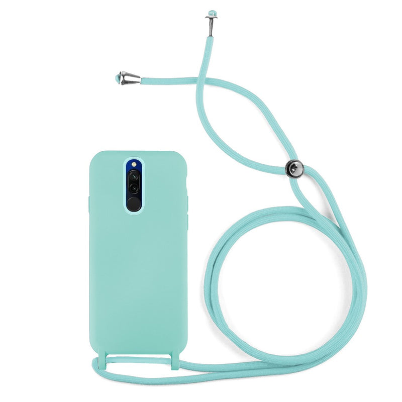 Capa de silicone com cordão para Redmi 9C