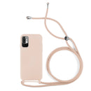 Capa de silicone com cordão para Redmi Note 10/10S