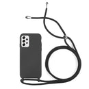 Capa de silicone com cordão para Galaxy A13 4G