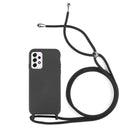 Capa de silicone com cordão para Galaxy A53 5G