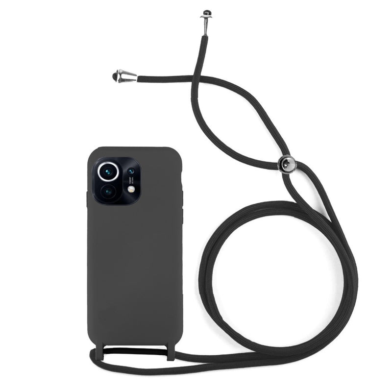 Capa de silicone com cordão para Mi 11