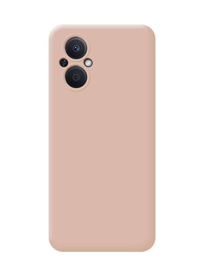 Capa de silicone com proteção de câmera para Oppo Reno 8 Lite 5G