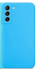 Capa de silicone com proteção de câmera para Galaxy S21 FE 5G