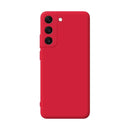 Capa de silicone com proteção de câmera para Galaxy S22