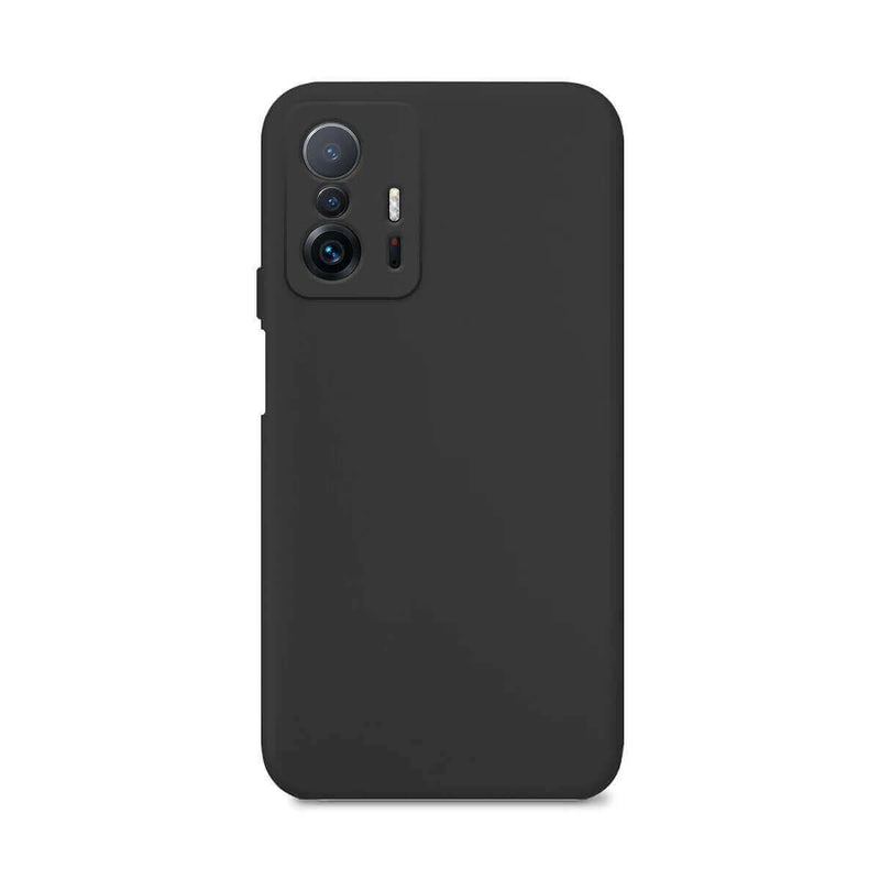 Capa de silicone com proteção de camera para xiaomi 11t 11t pro preto