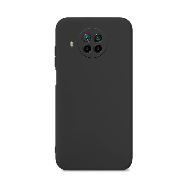 Capa de silicone com proteção de camera para xiaomi mi 10t lite 5g preto