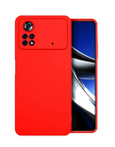 Capa de silicone com proteção de câmera para Poco X4 Pro 5G