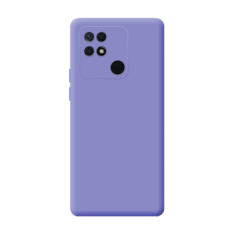 Capa de silicone com proteção de câmera para Xiaomi Redmi 10C